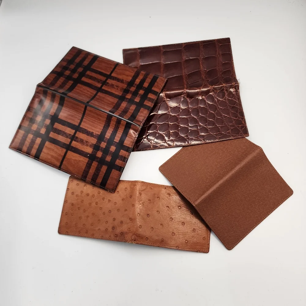 MEN'S Luxury Wallet Bundle - BURBERRY, LOUIS VUITTON, VINTAGE CROCODILE, OSTRICH - Picture 2 of 4
